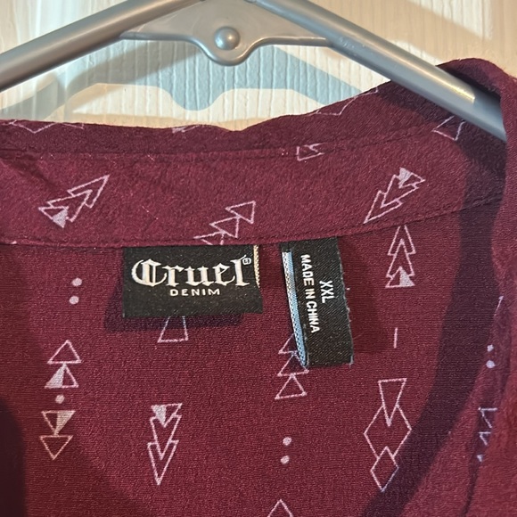 Ladies Cruel Denim XXL snap closure Shirt - Picture 2 of 11